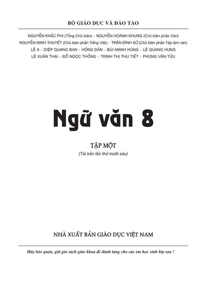 Tập tin:PageImage Sách giáo khoa Ngữ Văn 8 tập 1 .jpg
