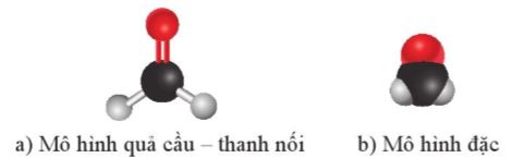 Mô hình phân tử methanal (formaldehyde)